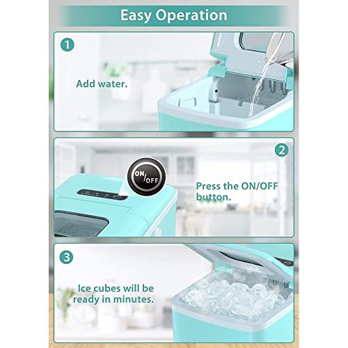 NOVETE Portable Ice Maker Machine for Countertop Crazymos