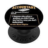 Buchhalter Definition Office Humor Buchhaltung PopSockets mit austauschbarem PopGrip