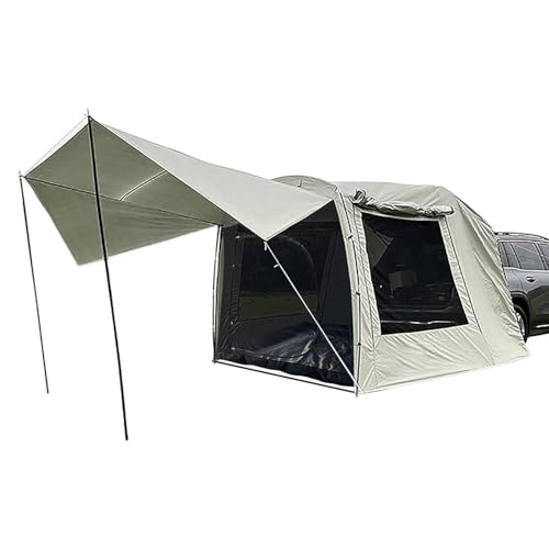 Tienda de campaña para Tienda de campaña | Tienda de campaña para Coche con portón Trasero de Tela Oxford - Extensión Trasera Plegable a Prueba de Rayos UV Tienda de campaña Coche Camping de