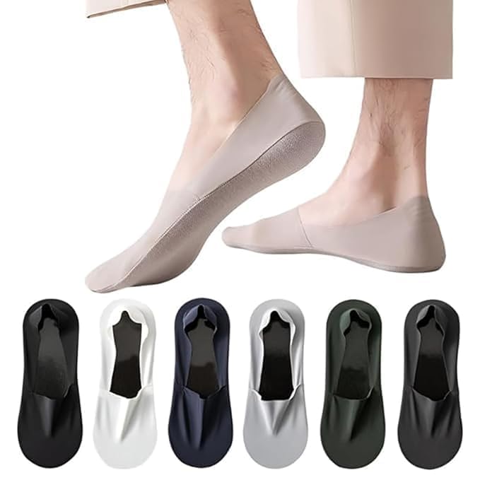 Low Cut No Show Socks for Men & Women | Invisible Padded Sneaker Socks with Anti-Slip Silicone Heel | Premium Cotton Blend, Sweat-Wicking & Breathable | Assorted Color-picture-47