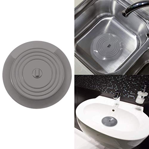 Plugue de silicone para banheira Hemoton, plugue de drenagem de silicone para banheira, tampas de ra