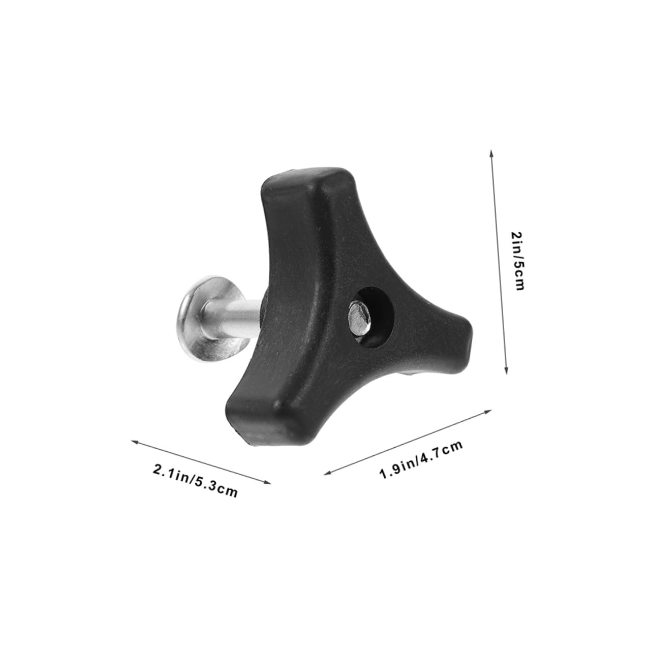 BESTonZON 2Sets Lawn Mower Handle Screws Knob Nut Durable Accessories for Manual Push Lawn Mowers Comfortable Handling for Efficient Outdoor Maintenance