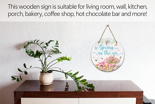 Spring-In-The-Air-Wooden-Sign-For-Front-Door-Flowers-Welcome-Home-Decor-Sign-Butterflies-Outdoor-Hanging-Signs-For-Housewarming-Gifts-Rustic-Decor-For-Farmhouse-Front-Porch-Outside-Garden-Yard-11 Spring In The Air Wooden Sign For Front Door Flowers Welcome Home Decor Sign Butterflies Outdoor Hanging Signs For Housewarming Gifts Rustic Decor For Farmhouse Front Porch Outside Garden Yard 11