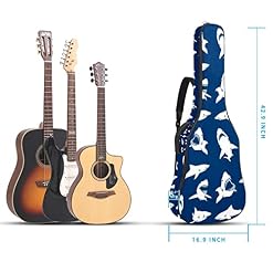 Hondank Housse pour guitare acoustique – Fond bleu – Rembourrage épais – 1 cm – Étanche – 40 – 41 – 42 pouces… - Les Beatles, Paul McCartney, John Lennon, RIngo Starr, George Harrison Hondank Housse pour guitare acoustique - Fond bleu - Rembourrage épais - 1 cm - Étanche - 40 - 41 - 42 pouces… – Image 5