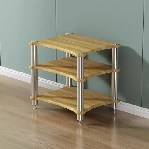 Petite armoire stéréo d'angle pour organiser vos appareils sans encombrer le salon