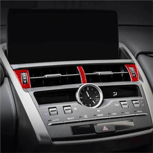 Cache plastique usé console centrale Lexus NX | Rénovation carbone - 4