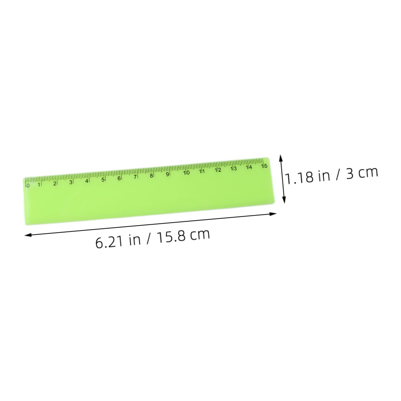 VILLCASE 5 Sätze Buntes Lineal Wiederverwendbare Lineale Messlineale Aus Kunststoff Neuartige Farbige Lineale Lineal Für Das Klassenzimmer Bunte Herrscher Lineale Malen Plastik 25 Stück * 5