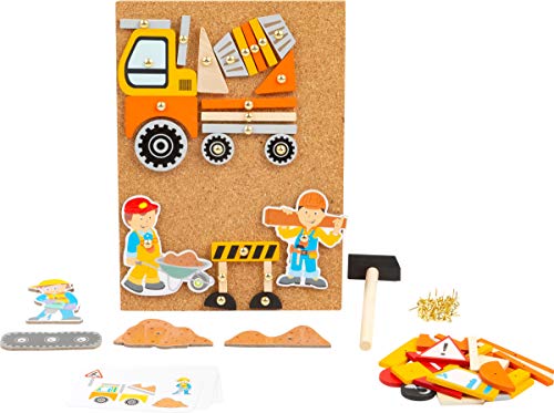 Jeu de clous de chantier en bois idéal pour les après-midis calmes en famille