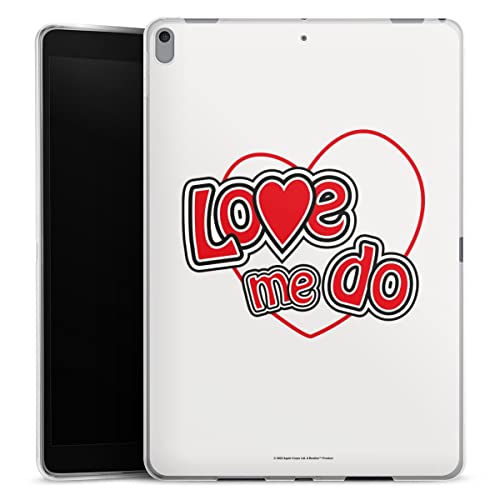 DeinDesign Coque en Silicone Compatible avec Apple iPad Air (2019) Coque Coque pour Tablette Love Me Do The Beatles… - Les Beatles, Paul McCartney, John Lennon, RIngo Starr, George Harrison DeinDesign Coque en Silicone Compatible avec Apple iPad Air (2019) Coque Coque pour Tablette Love Me Do The Beatles…