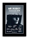 HWC Trading Mr Robot Geschenke Gedrucktes Signiertes 