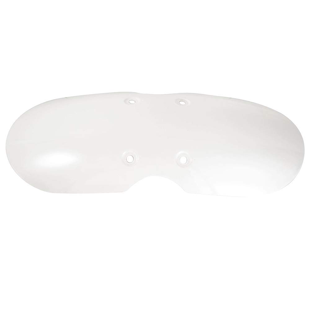 Nawenson Cafe Racer Short Front Fender Motorcycle Mudgaurd Mudflap Cover Guard for Air Cooled Bonneville / T100 / Scrambler/Thruxton 900 2001-2016 (White)