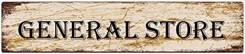 Vintage Metal Sign General Store Sign Retro Rustic Tin Sign Wall ...