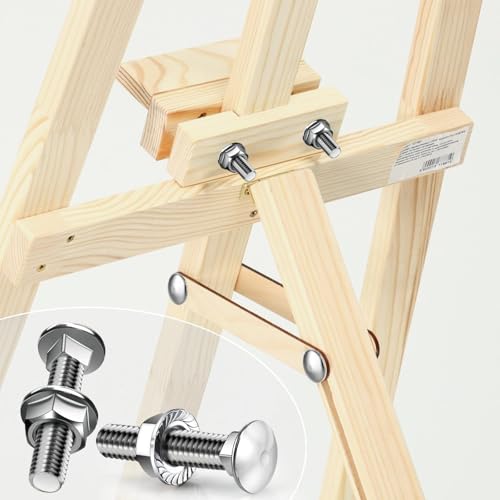 SWTYExt 25 Stück Schlossschrauben M5X50mm Schloßschrauben Flachkopfschrauben mit Flanschmuttern M5 Mutter DIN 6923 Torbandschrauben für Industriemaschinen Heimdekoration Bauwesen