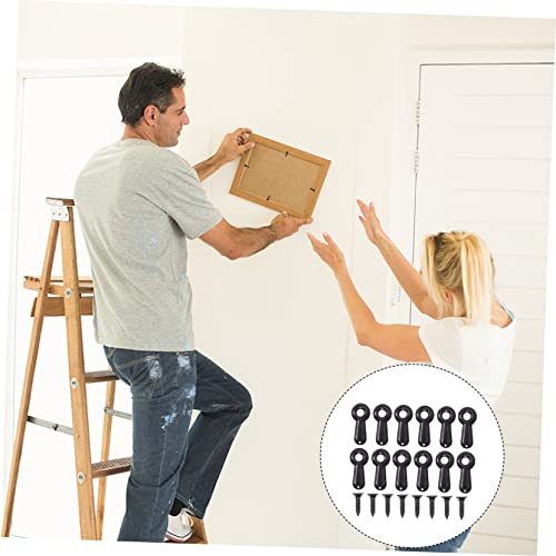 Image of POPETPOP 100pcs Picture Frame Backing Clips Turn Button Hardware for Easy Installation Frame Accessories for Crafting and Hanging Photos