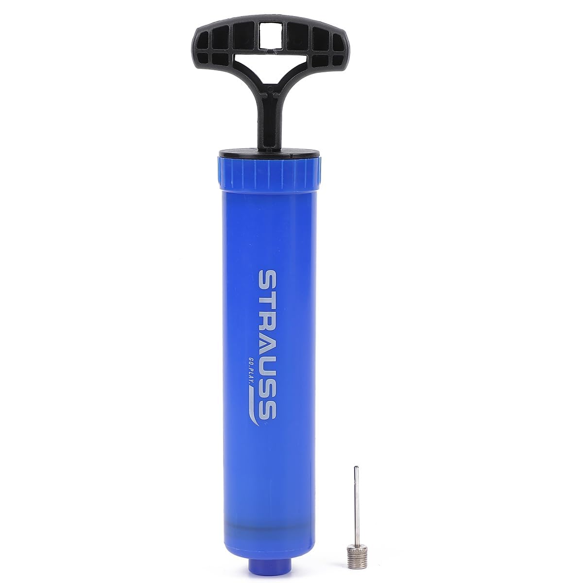Strauss Air Pump for Sports | Suitable for Football, Volleyball, Basketball, Rugby, Soccer Ball, Other Inflatable Balls | Air Inflator with Stainless Steel Pin (1 pcs), (Blue) (B0D843DL87) Amazon Price History, Amazon Price Tracker