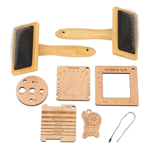 Jauge de densité et outils de tricot en bois pour sublimer vos séances de création créative