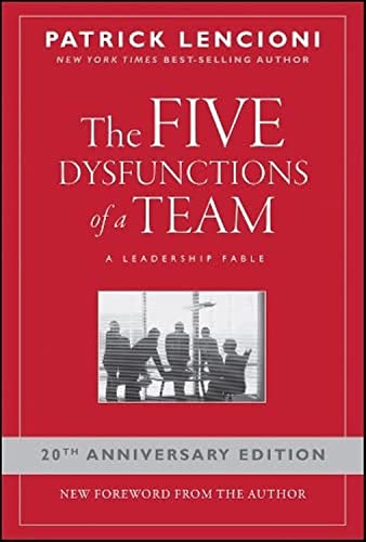 The Five Dysfunctions of a Team: A Leadership F... B09L5M1C21 Book Cover