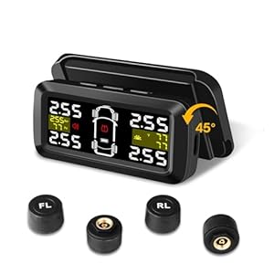 Airpuxem TPMS Reifendruckkontrollsystem Solar 2/4-Rad