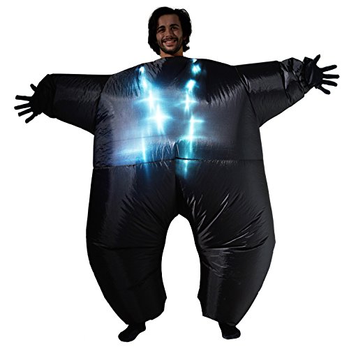 Black Light-Up Inflatable Megamorph Blow Up Costume - One Size fits Most - //coolthings.us