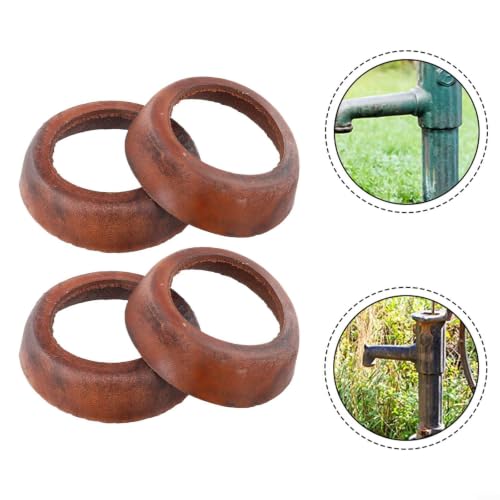 Manguitos de piel para bomba de mano modelo 75 hechos con cuero natural resistente 4