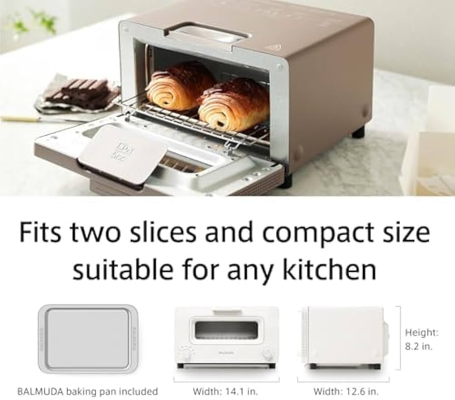 BALMUDAトースター Amazon.com: BALMUDA The Toaster | Steam Oven Toaster | Compact