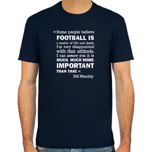 T-Shirt Bill Shankly l'esprit du foot rétro vintage pour vibrer à chaque instant