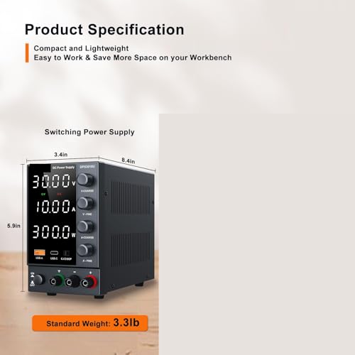 Alimentation CC 30V 5A réglable DPS305U avec banc réglage d'encodeur - 7