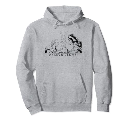 Image of Star Wars: Obi-Wan Kenobi Vader Lightsaber Clash Pullover Hoodie