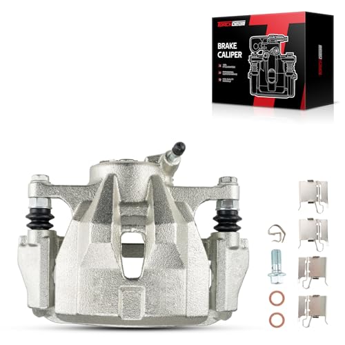 Image of Torchbeam Front Brake Caliper Left for Toyota 2009-2018 Corolla, Toyota 2019 Corolla 1.8L, Scion 2008-2014 xD, Toyota 2009-2013 Matrix 1.8L, Front Left Caliper Replace # 19B3434