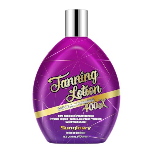 Sunglowy Tanning Lotion For Indoor Tanning Beds, Tanning Bed Lotion With Bronzer, Indoor Sunbed