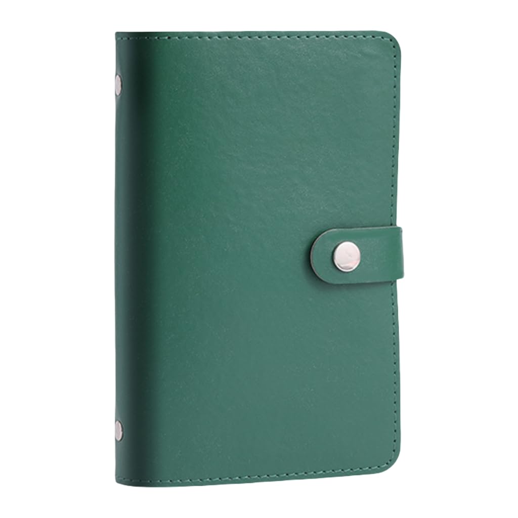 GMBYLBY 50 Pocket Currency Album 7x5Inch Leather Money Holder Banknotes Collecting Paper Storage Book