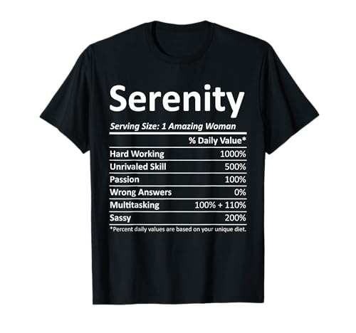 SERENITY Nutrition - Regalo divertido de Navidad Camiseta