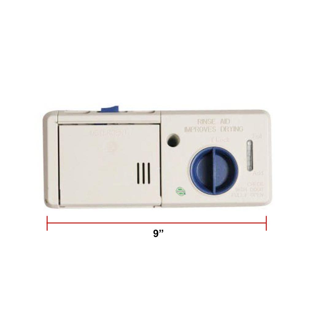 AP6023708 PS11757054 EAP11757054 PD00028735 CKD2280 - Dispensador de detergente para lavavajillas de 9 pulgadas de longitud aprox. Repuesto y compatible con Whirlpool Heavy Duty