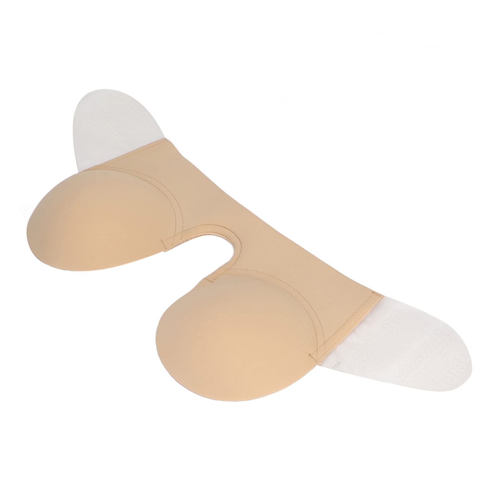 u forme de soutien-gorge sans bretelles pour les femmes, Silicone Deep Play Push Up Adhesive Bra, 5pcs Sticky Bra pour le mariage (C)