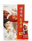 DAMTUH Korea Traditional Jujube Tea Plus, Jujube Powder Tea, Single Serving Packets, 15g x 50 Sticks