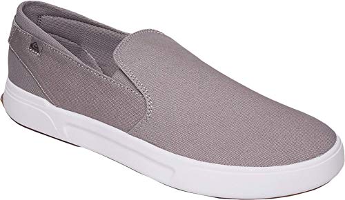 Quiksilver Men's SURF Check II Premium Skate Shoe, Grey/Grey/Grey, 9(42) M US