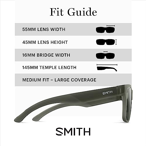 Image of SMITH Lowdown 2 Sunglasses with ChromaPop Lenses - Performance Sports Active Sunglasses For Running or Everyday Wear
