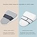 Louatui Anti Roll Newborn Baby Wedge Pillow, Baby Support Wedge Pillow Help Feeding, Sleeping, Baby Reflux Wedge Nursing Pillow