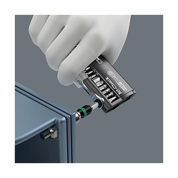 Wera 05073220001 Tool-Check 1 SB, Kompakt Werkzeug Satz, 38-teilig & Ratschenschraubendreher 816 RA, 1/4 Zoll x 142.0 mm… – Bild 7