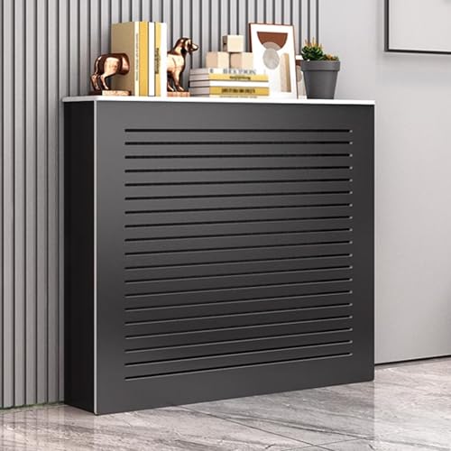 Mueble con cubierta para radiador eficiente que optimiza calor en estancias compactas 2