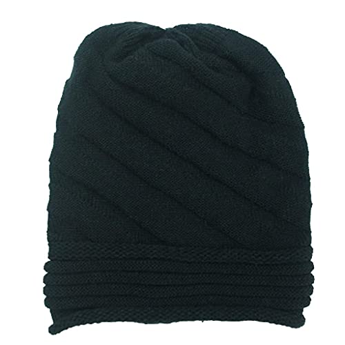 Masbird Chapéus de inverno para mulheres gorro gorro de malha desleixado gorro de inverno macio caxe