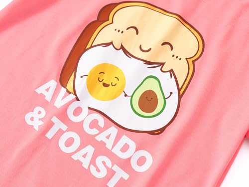 Beezizac Little & Big Girls Pajamas Neon Tie Dye 2-Piece Short Sleeve Summer Outfit Soft Cute Kids PJ Set Size 6-183