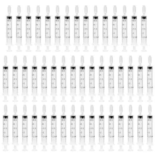 WANDGU 50 siringhe sterili: siringhe da 2,5 ml senza ago