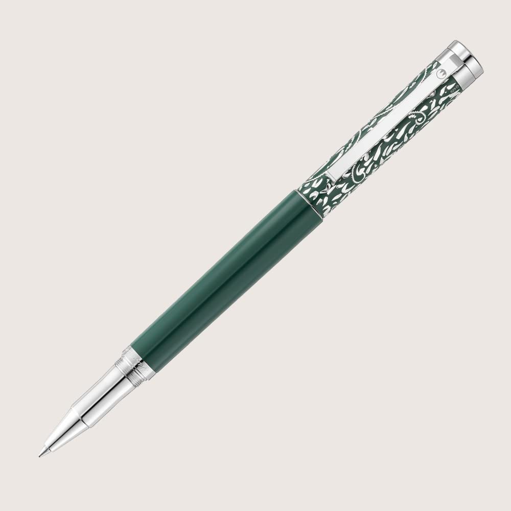 Waldmann XETRA VIENNA Roller Ball Lack grün mit Handgravur - Special Edition