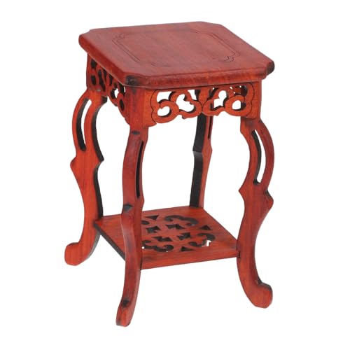 CLISPEED Base Para Bonsáis De Madera Soporte Decorativo Para Macetas Expositor De Adornos Base De Madera Para Plantas Pequeñas Interior