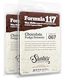 Shortie's Candle Company Chocolate Fudge Brownie Wax Melts Multi Pack - Formula 117-2 Highly Scented 3 Oz. Bars (6 Oz. Total) - Made with Natural Oils - Bakery & Food Air Freshener Cubes Collection