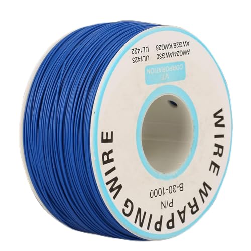 Filo Avvolgente, Miedziana Zinna 30awg 1roll Cavo Siliconi, LAD di Prova Elettronico LAD a LPOP LCD (BLACK) (WHITE) (YELLOW) (BROWN) (BLUE)