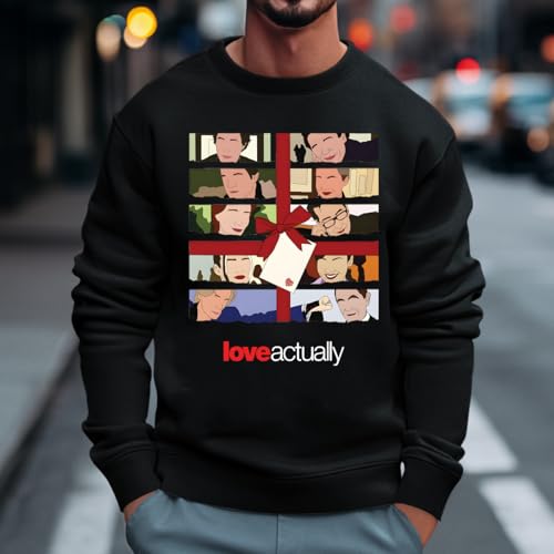 Unibly Actually Love Christmas Jumper, black, L