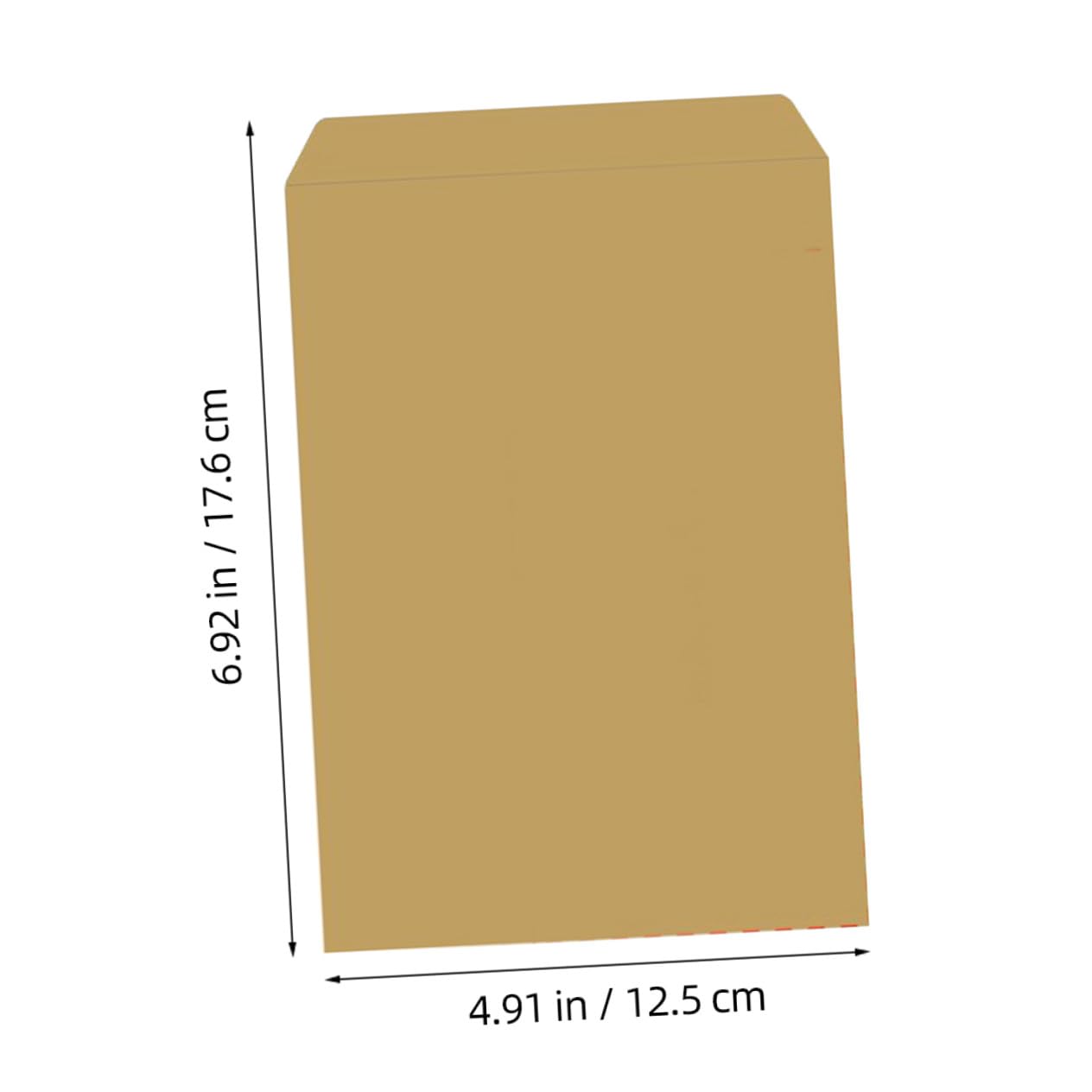 MAGICLULU 200piezas Papel Kraft Amarillo Para Documentos Sobres De Papel Kraft Para Enviar Cartas Comerciales o Fotos Eventos