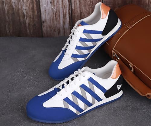Image of LOUIS STITCH Play Men's Brazillian Blue Fashion Sneaker Comfortable for Men All Day Wear (SNK-CS) (Size- 6 UK)